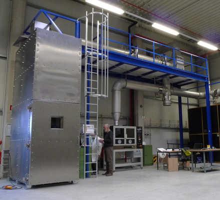 İyi bir fiyat. Çelik Çerçeve Yangın Performansı Deneme Aygıtı ASTM E84 İnşaat Sanayi için çevrimiçi